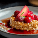 Sweet Maple Rhubarb Oatmeal