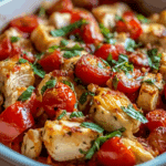 Chicken Bruschetta Casserole