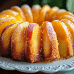 Peach Buttermilk Pound Cake