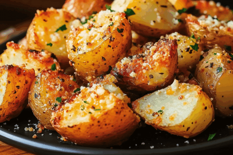 Garlic Parmesan Roasted Potatoes