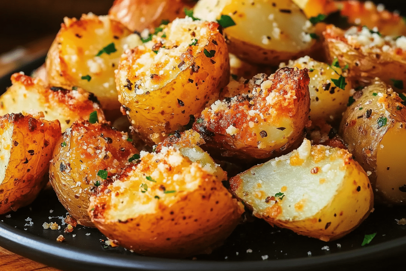 Garlic Parmesan Roasted Potatoes