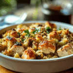 Dolly’s Chicken and Stuffing Casserole