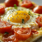 Tomato and Cheese Egg Bake