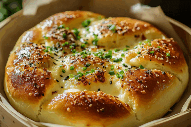 Korean Garlic Cheese Bread