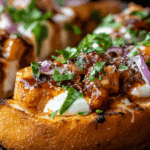 BBQ Texas Toast Pizza