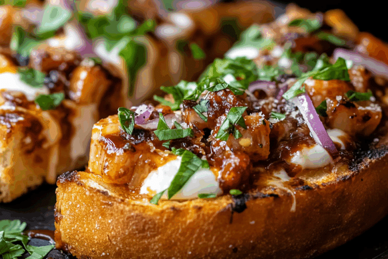 BBQ Texas Toast Pizza