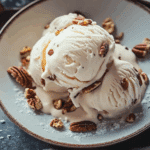 Homemade Butter Pecan Ice Cream