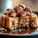 Pecan Praline Poke Cake