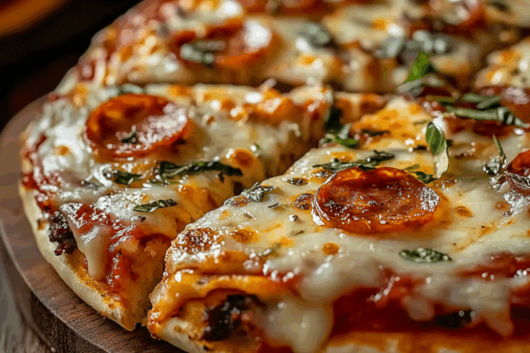 Old School Pizza Burgers