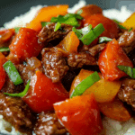 Stir-Fried Ginger Tomato Beef