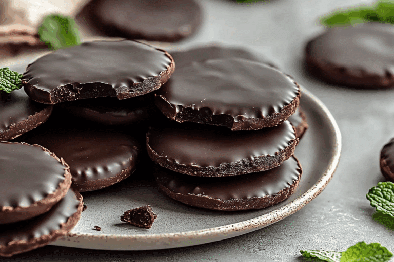 Healthy Copycat Thin Mints (Vegan, Paleo, Gluten Free)