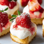 5 Ingredient Strawberry Shortcake Bites