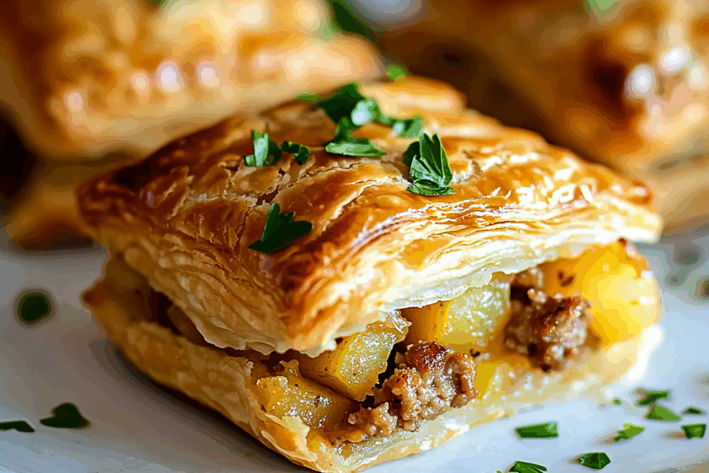 Cajun Potato and Cheddar Sausage Hand Pies