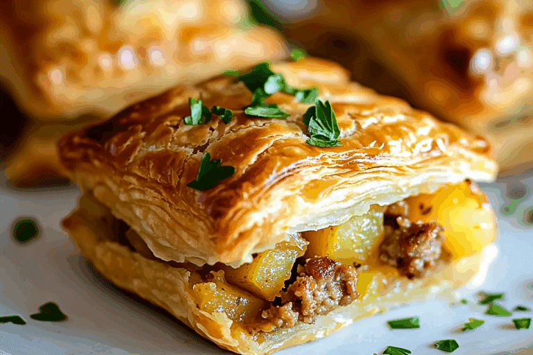Cajun Potato and Cheddar Sausage Hand Pies