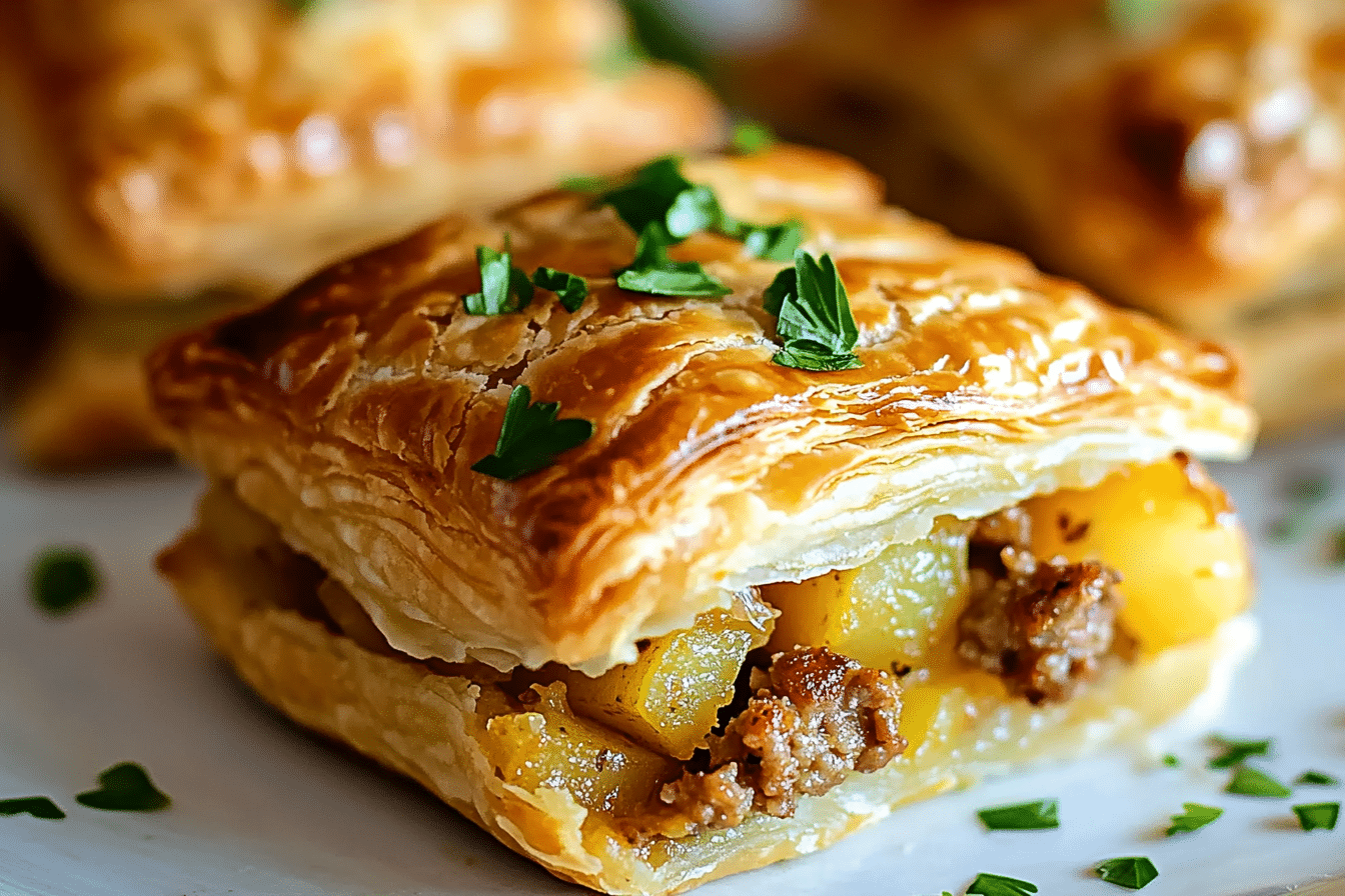 Cajun Potato and Cheddar Sausage Hand Pies