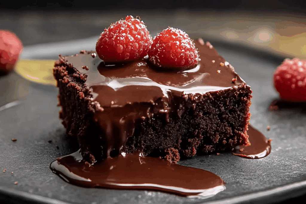 Chocolate Ganache Gooey Brownies