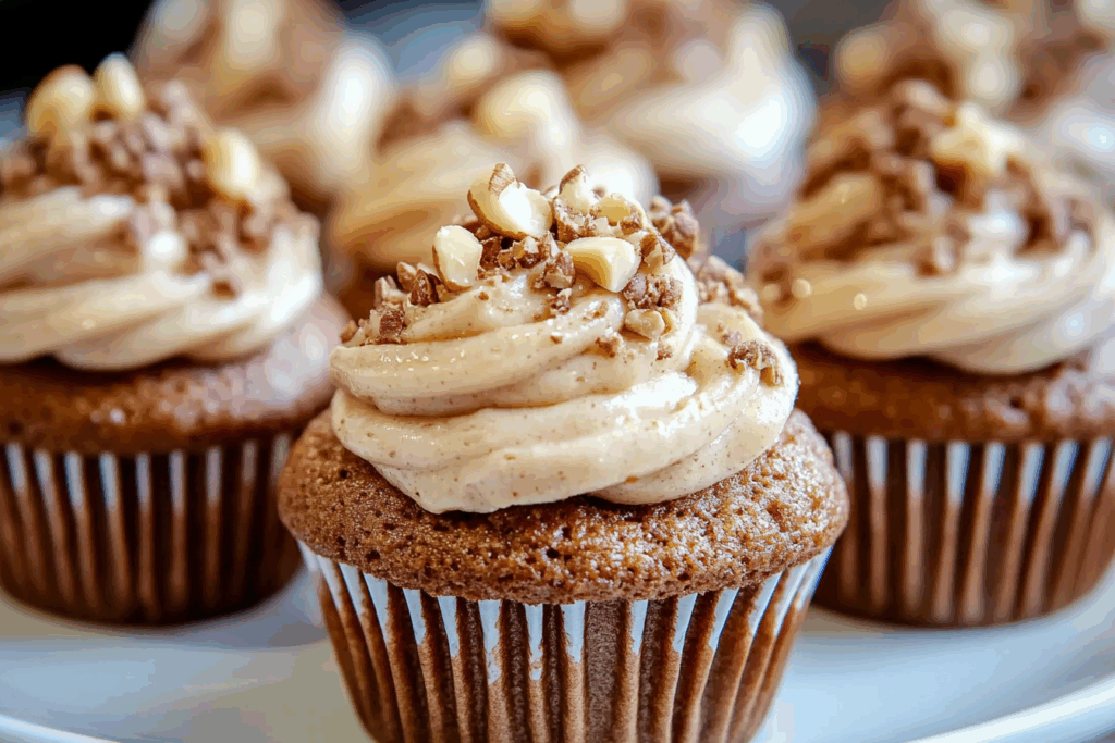Nutella Hazelnut Cupcakes