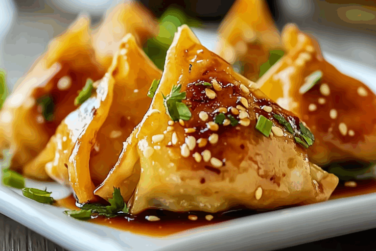 Chicken Wonton Tacos