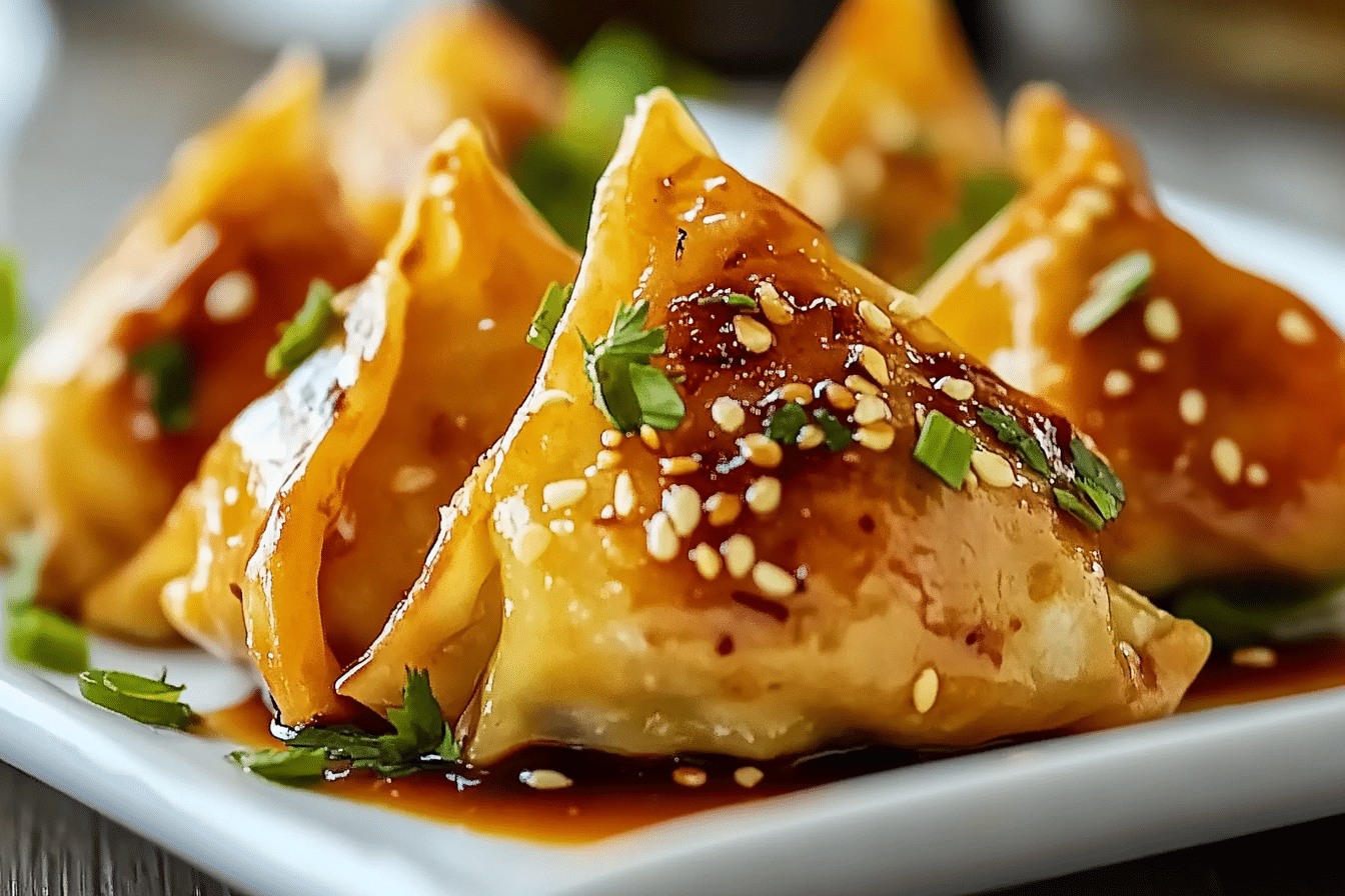 Chicken Wonton Tacos