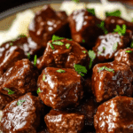 Crockpot Dr. Pepper Steak Bites
