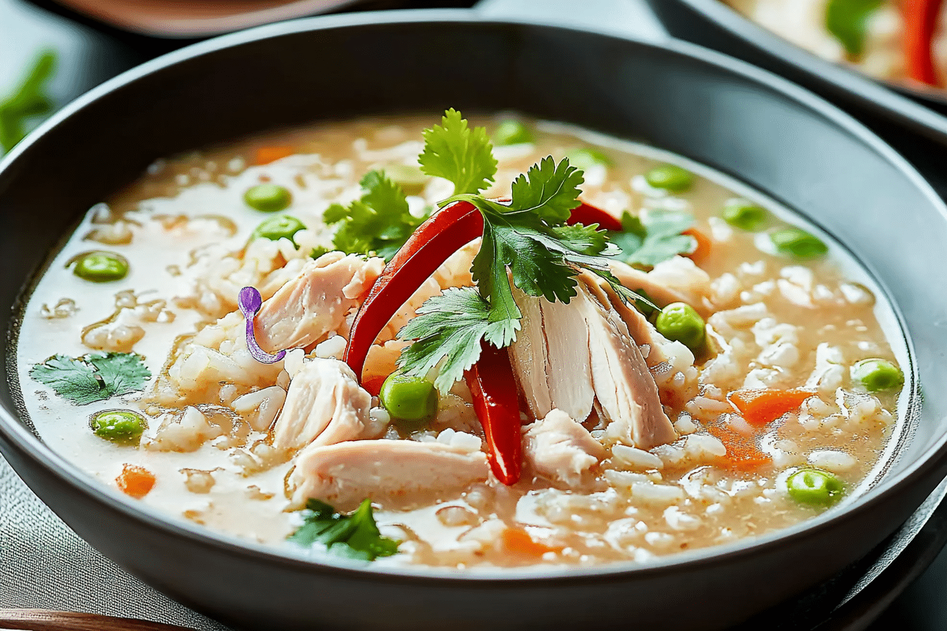 Thai-Style Turkey and Jasmine Rice Soup