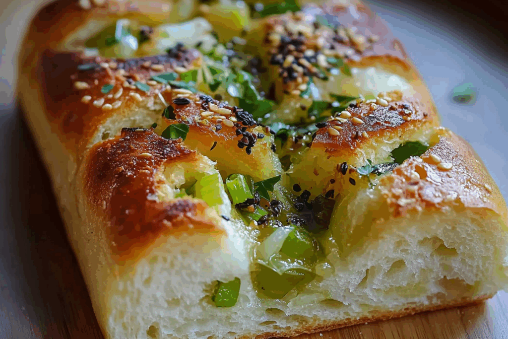 Aromatic Green Onion Garlic Butter Bread Tangzhong