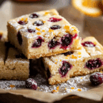 Cranberry Orange Shortbread