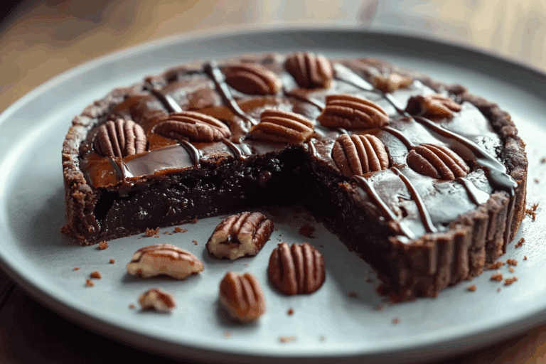 Brownie Pecan Pie