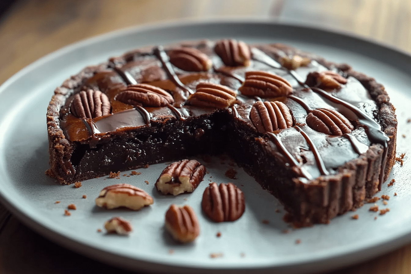 Brownie Pecan Pie