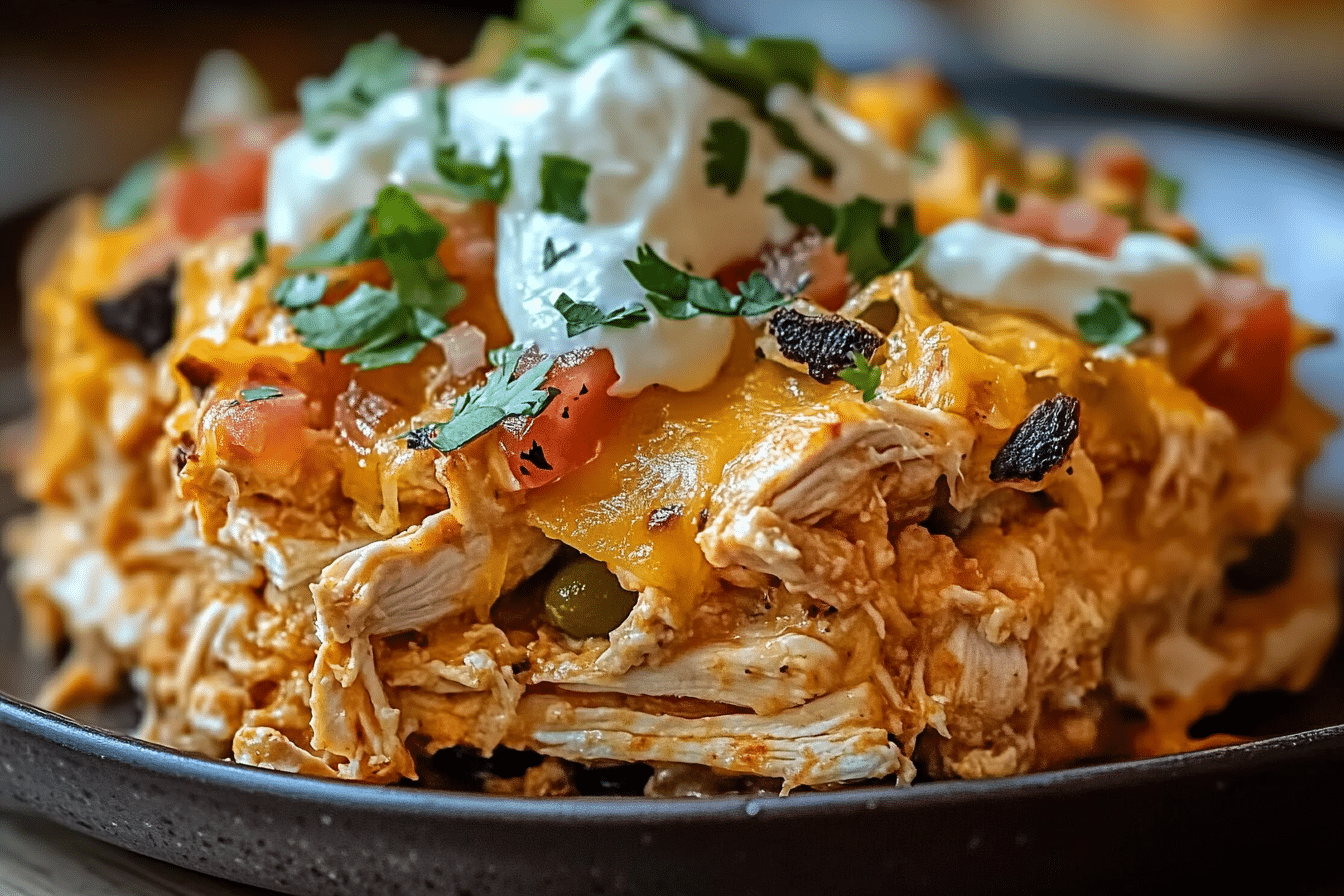 Chicken Taco Casserole