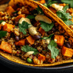 Chipotle Sweet Potato Quinoa Tacos
