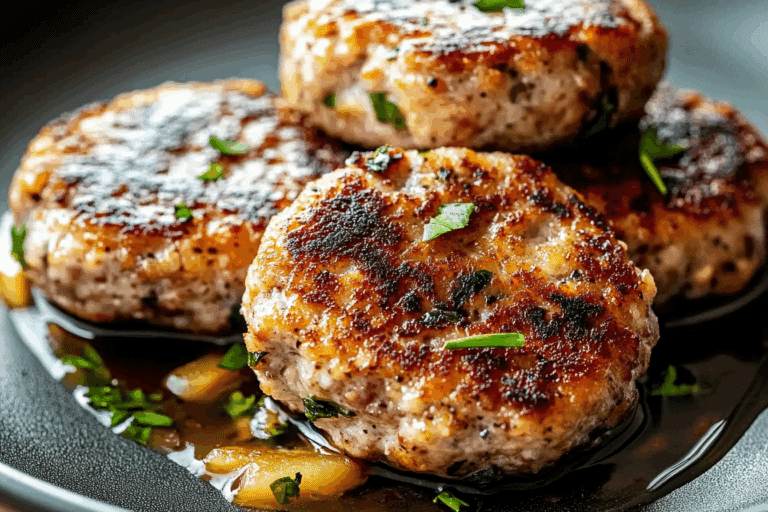 Chicken Apple Sausage Patties