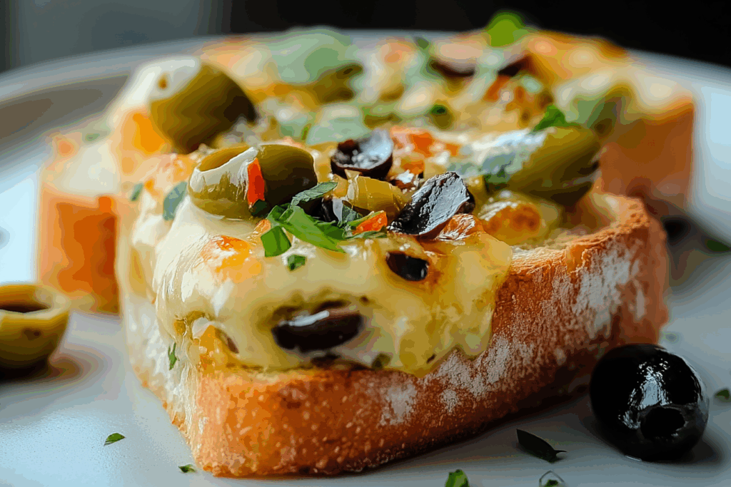 Olive Cheese Melts