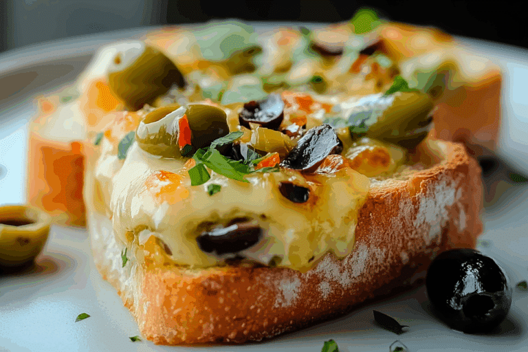Olive Cheese Melts