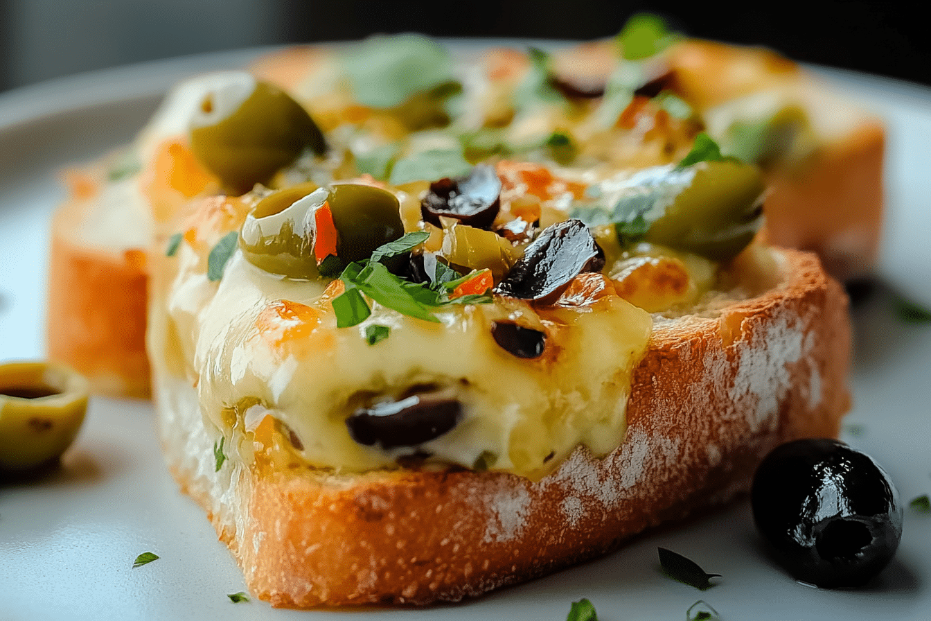 Olive Cheese Melts