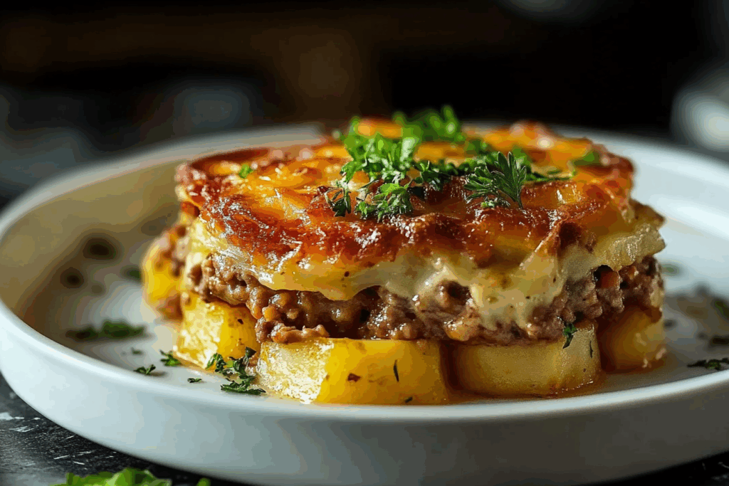 Southern Hamburger and Potato Casserole