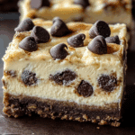 Brown Butter Chocolate Chip Cookie Cheesecake Bars