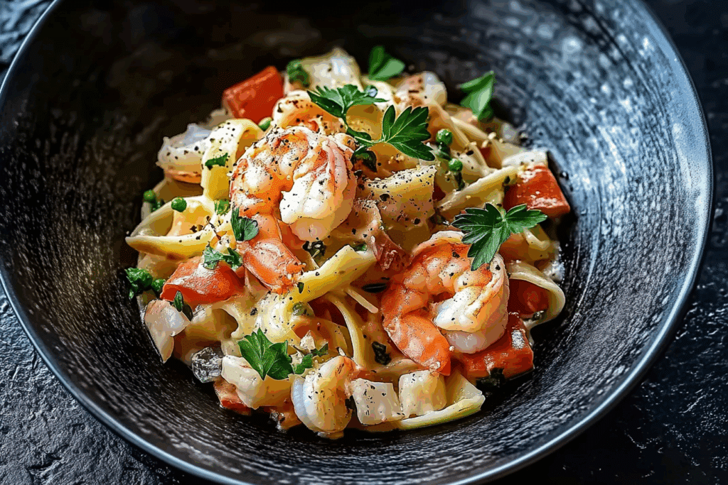Seafood Pasta with Shrimp & Crab