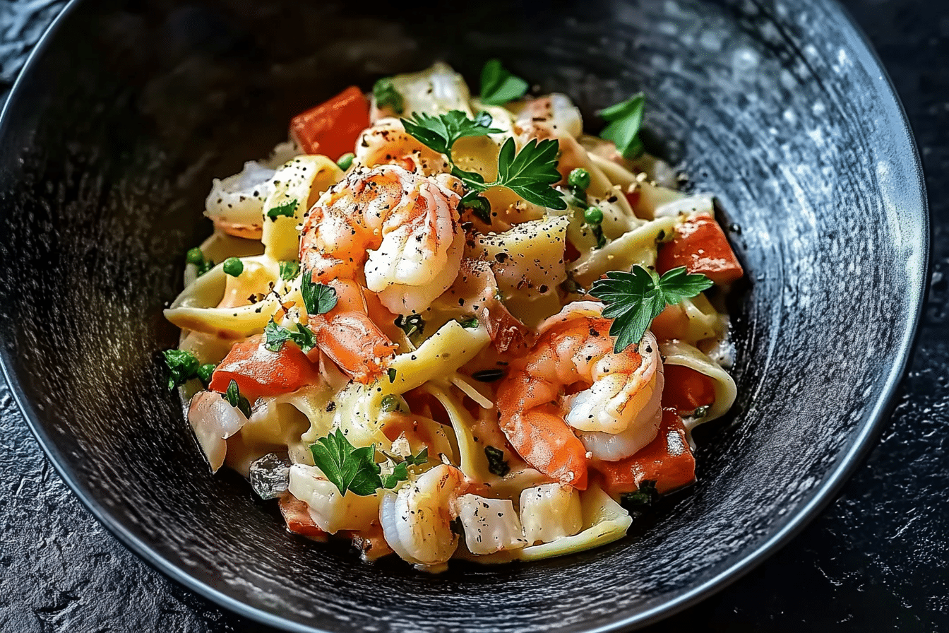 Seafood Pasta with Shrimp & Crab