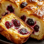 Cranberry Cream Cheese Swirl Bread