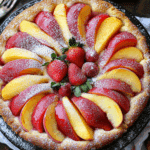 Strawberry Peach Cake