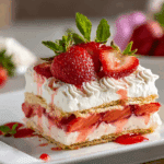 Strawberry Eclair Cake