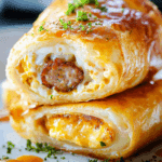 Sausage Egg And Cheese Breakfast Roll-ups