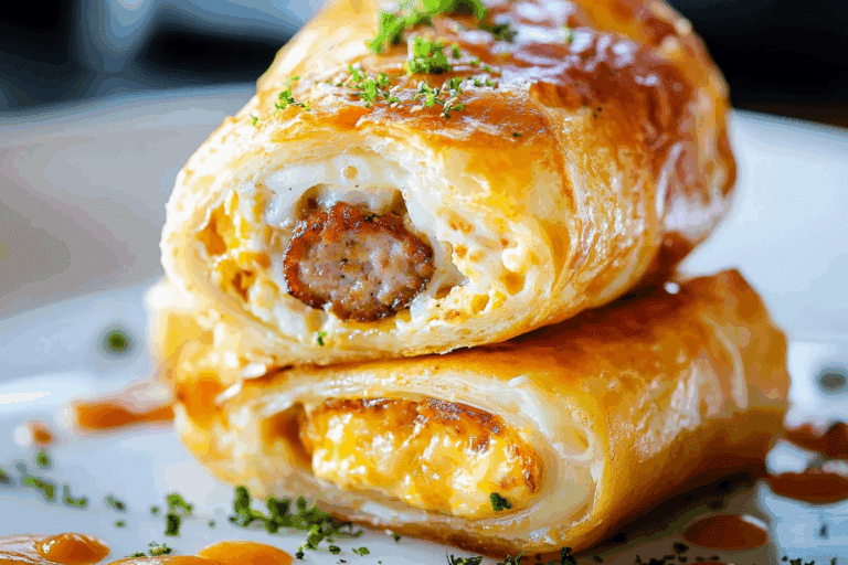 Sausage Egg And Cheese Breakfast Roll-ups