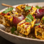 Lemon & Coriander Tofu Skewers