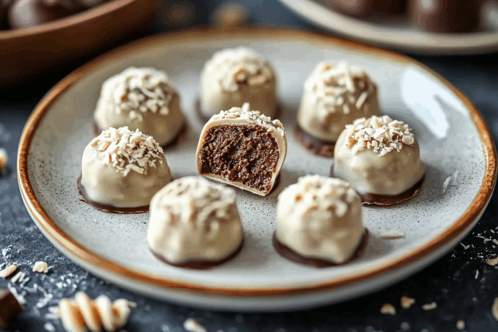 Crunchy Chocolate Bites (No Bake)
