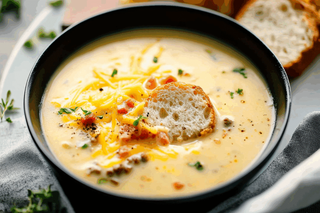 Award Winning Cheeseburger Soup