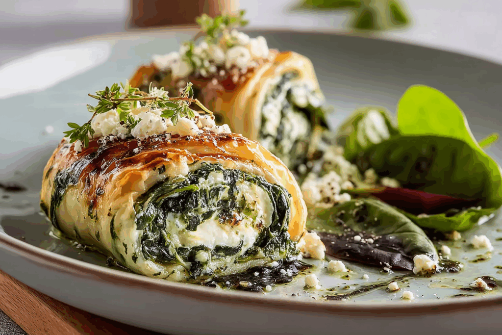 Spinach and Ricotta Rolls