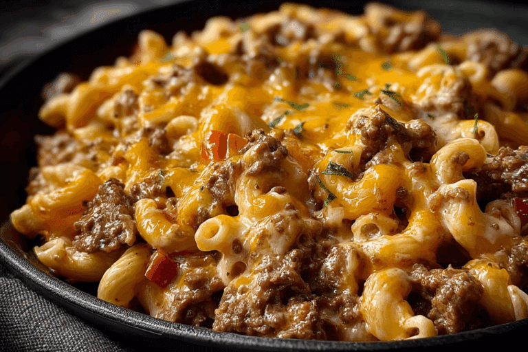 Cheese Steak Hamburger Helper