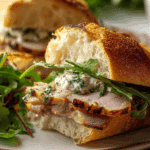 Porchetta Sandwiches with Garlic Herb Mayo
